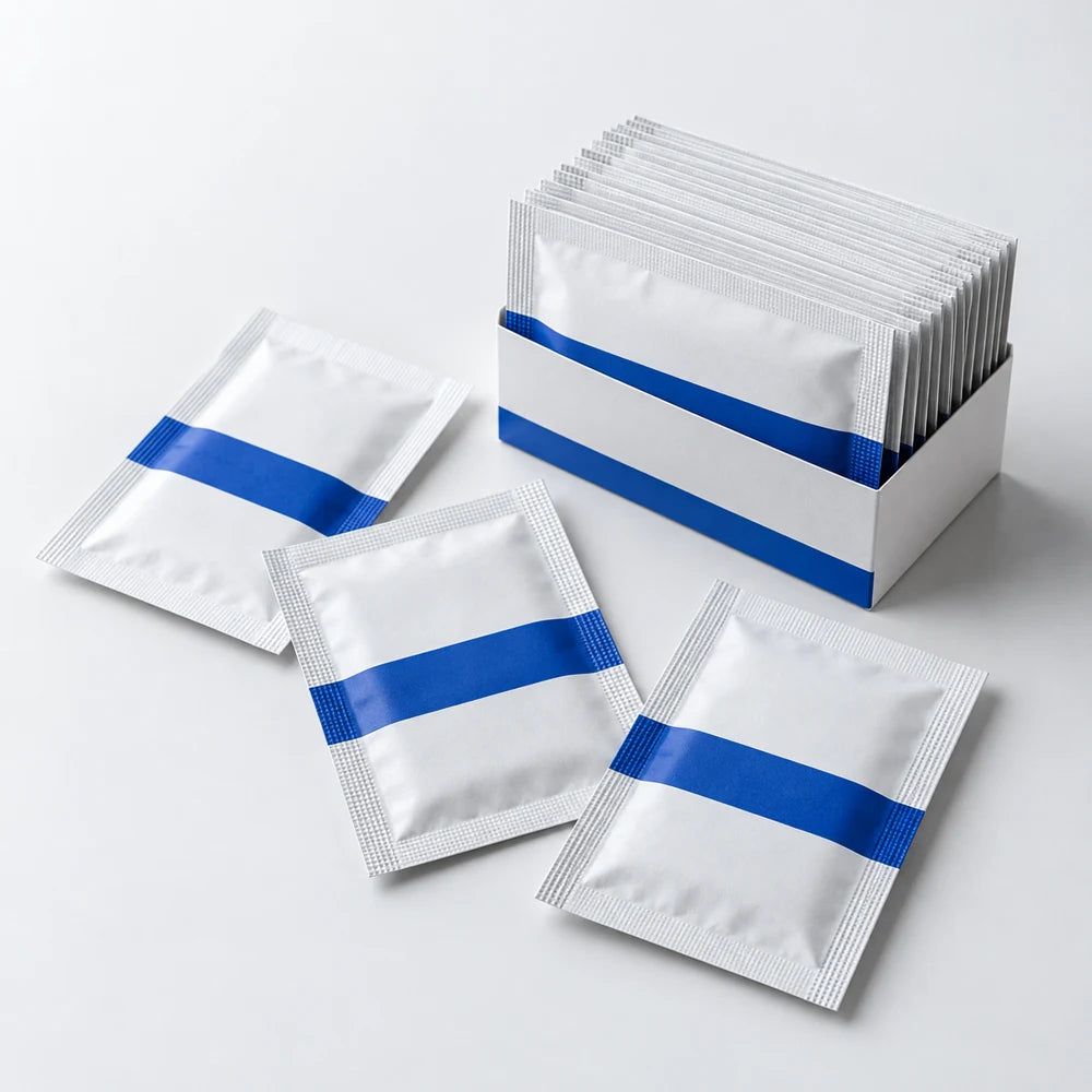 Custom printed wet wipes